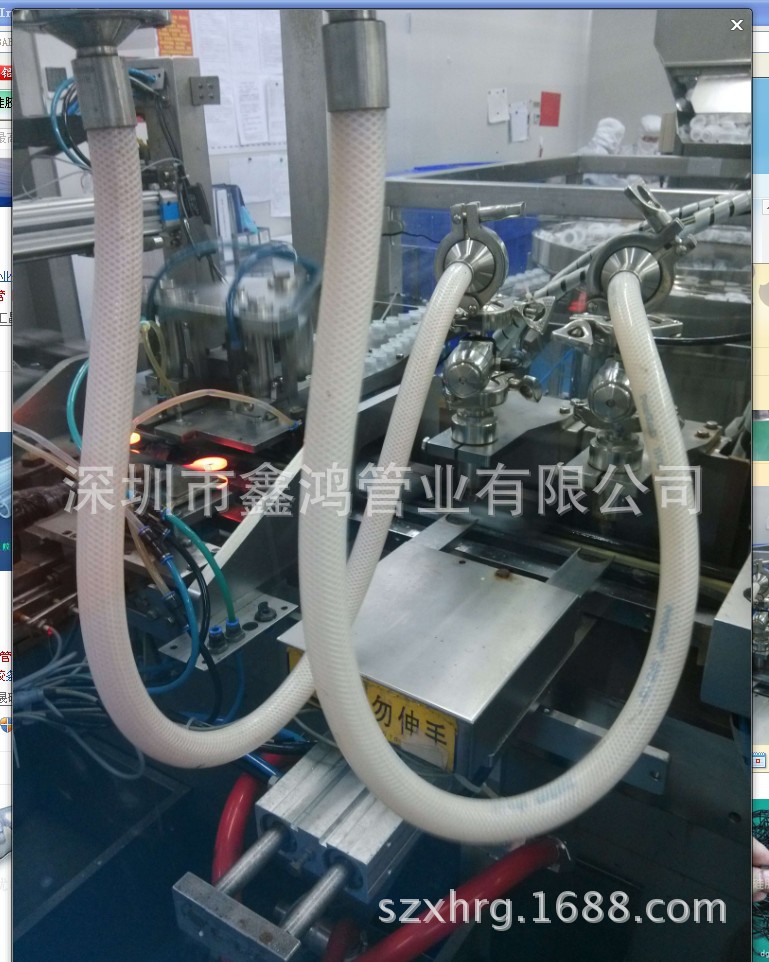 液体食品输送机械指定管道-卫生级硅胶管、硅胶钢丝管